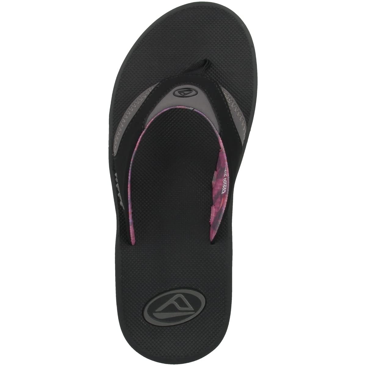 Reef Fanning - Women's Black/Grey Shoe Deals Outlet