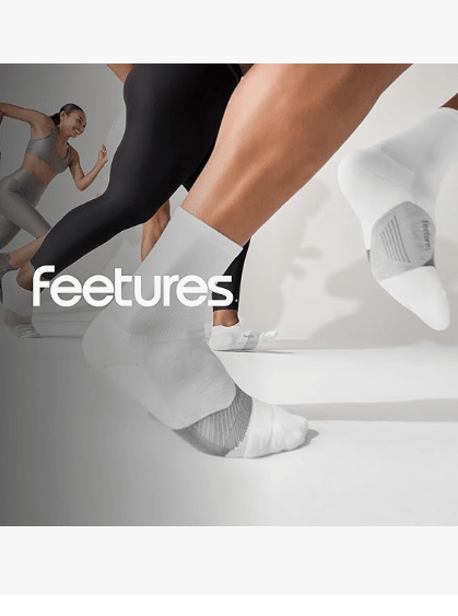 Feetures Elite Light Cushion Mini Crew White Large 840557159154 Shoe Deals Outlet