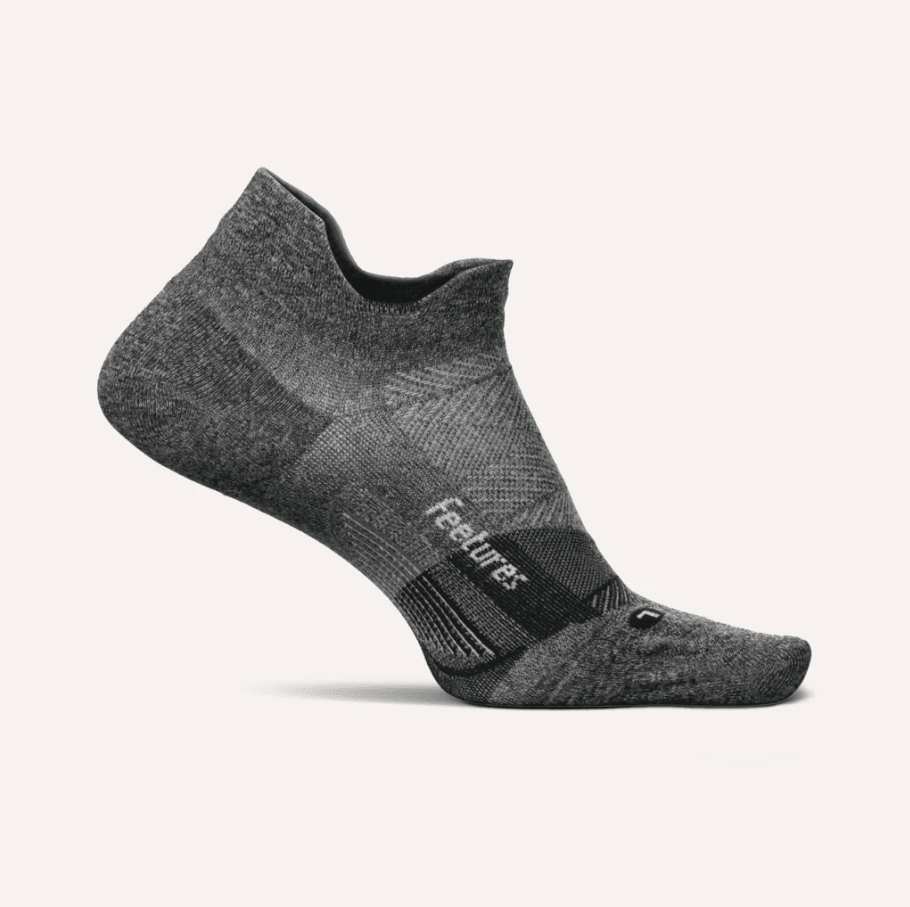 Feetures Elite Ultra Light No Show Tab Gray Large 840557156979 Shoe Deals Outlet