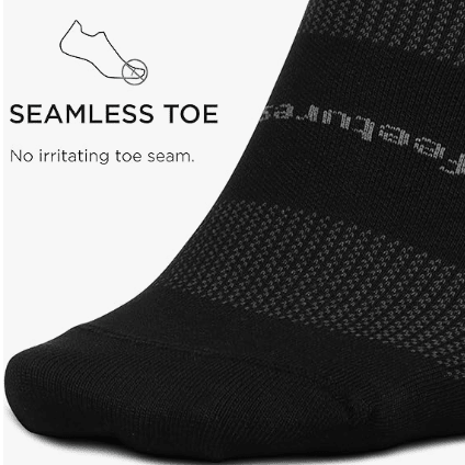 Feetures High Performance Ultra Light Quarter Black Medium 840557112128 Shoe Deals Outlet