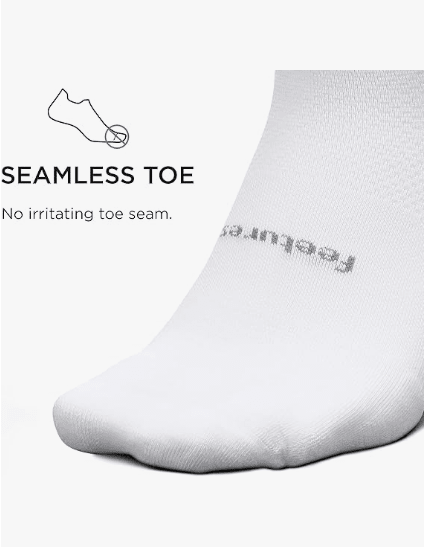 Feetures High Performance Ultra Light Quarter White Medium 840557112098 Shoe Deals Outlet