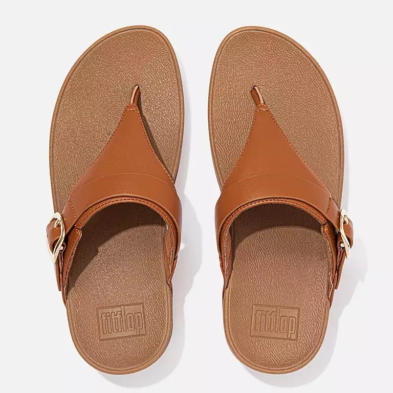 FitFlop Lulu Adjustable Toe Post Light Tan 8 M 195305210091 Shoe Deals Outlet