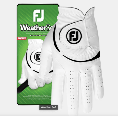 FootJoy WeatherSof Glove White Small 739248740743 Shoe Deals Outlet