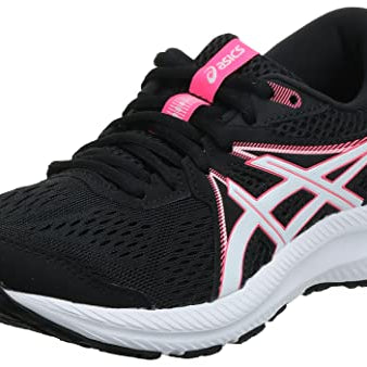 ASICS GEL - Contend 7 - Women's Black Hot Pink Shoe Deals Outlet