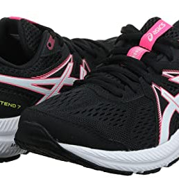 ASICS GEL - Contend 7 - Women's Black Hot Pink Shoe Deals Outlet