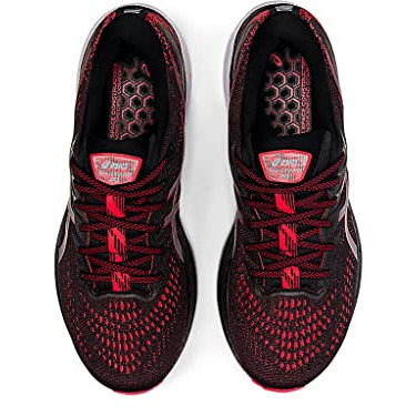ASICS Gel Kayano 28 - Men's Black/Electric Red Shoe Deals Outlet