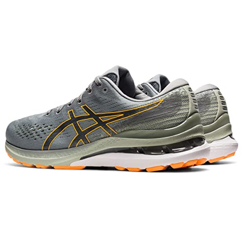 ASICS Gel Kayano 28 - Men's Sheet Rock/Orange Pop Shoe Deals Outlet