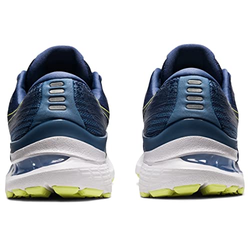 ASICS Gel Kayano 28 - Men's Thunder Blue/Glow Yellow Shoe Deals Outlet