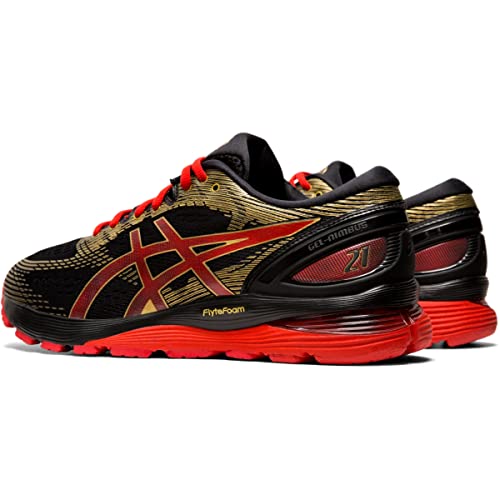 ASICS Gel - Nimbus 21 - Men's Black/Classic Red Shoe Deals Outlet