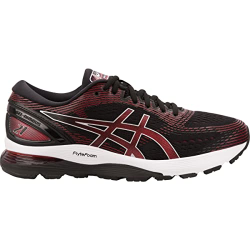 ASICS Gel - Nimbus 21 - Men's Black/Classic Red Shoe Deals Outlet