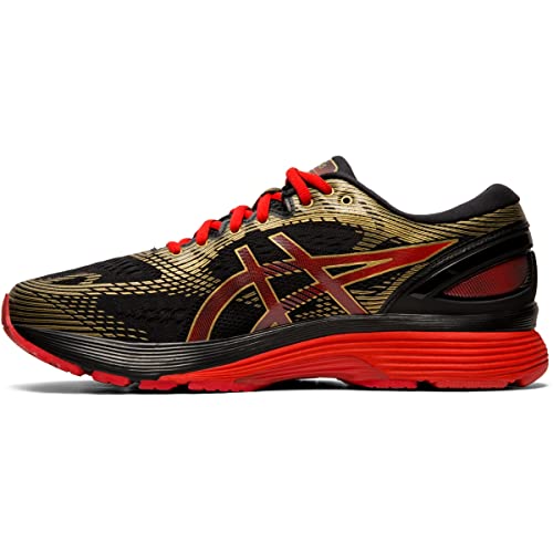 ASICS Gel - Nimbus 21 - Men's Black/Classic Red Shoe Deals Outlet