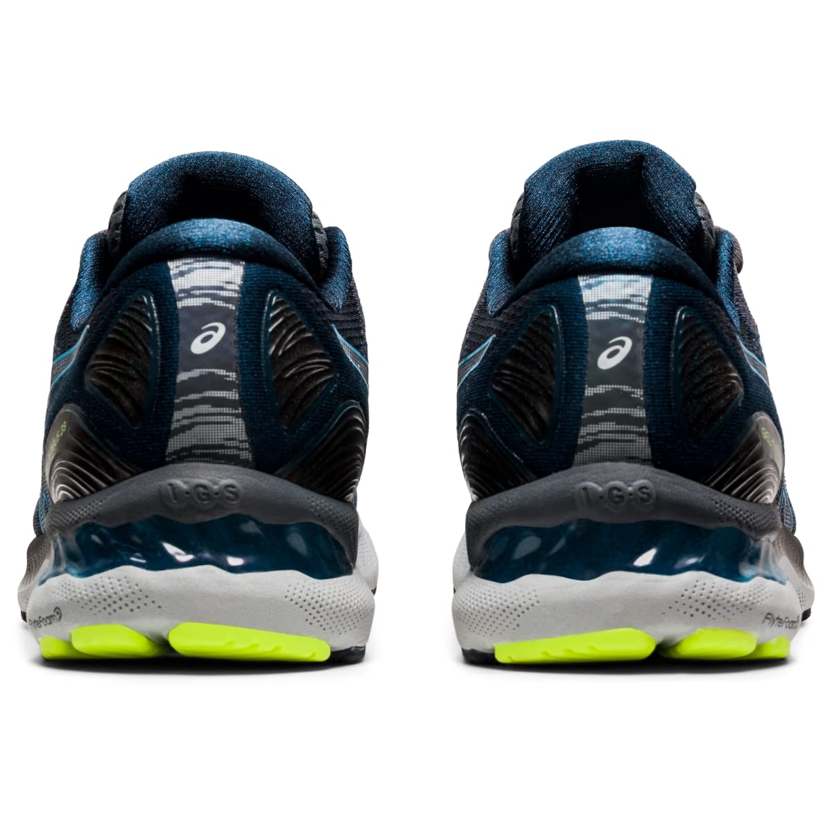 ASICS Gel Nimbus 23 - Men's Carrier Grey/Digital Aqua Shoe Deals Outlet