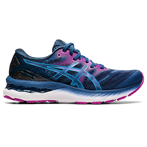 ASICS Gel Nimbus 23 - Women's Grand Shark/Digital Aqua Shoe Deals Outlet