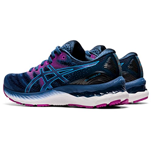 ASICS Gel Nimbus 23 - Women's Grand Shark/Digital Aqua Shoe Deals Outlet
