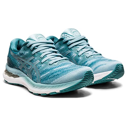 ASICS Gel Nimbus 23 - Women's Smoke Blue/Pure Silver Shoe Deals Outlet