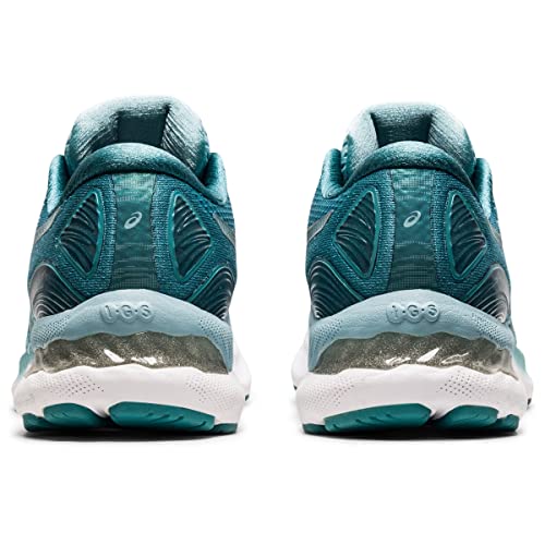 ASICS Gel Nimbus 23 - Women's Smoke Blue/Pure Silver Shoe Deals Outlet