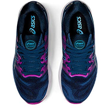 ASICS Gel Nimbus 23 - Women's Grand Shark/Digital Aqua Shoe Deals Outlet
