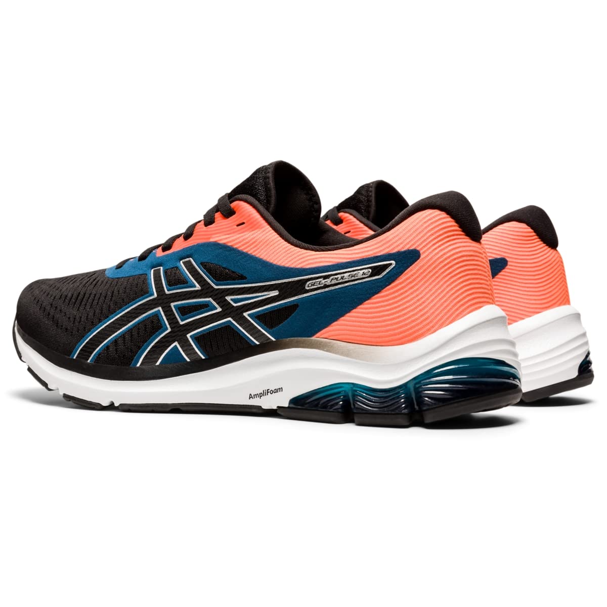 ASICS GEL - PULSE 12 - Men's Black/Pure Silver Shoe Deals Outlet