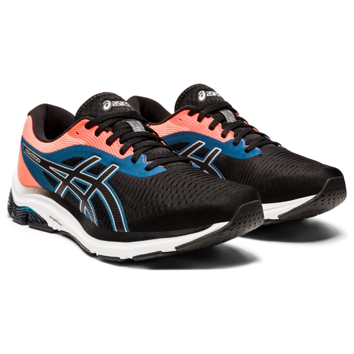 ASICS GEL - PULSE 12 - Men's Black/Pure Silver Shoe Deals Outlet