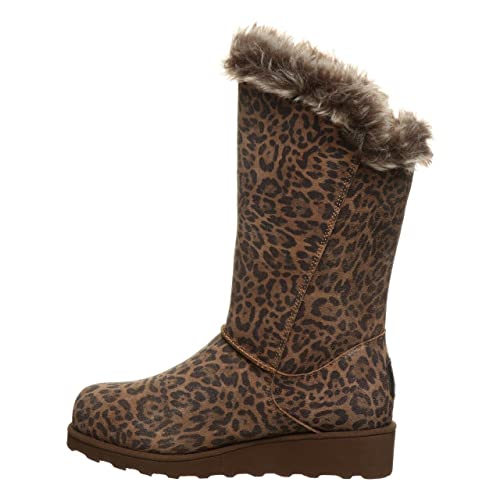 BEARPAW Genevieve Boots - Women's Leopard Shoe Deals Outlet