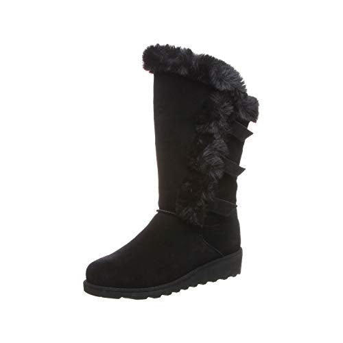 BEARPAW Genevieve Boots - Women's Black Shoe Deals Outlet