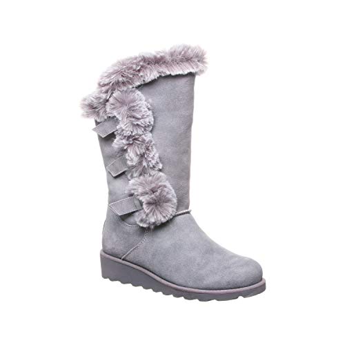 BEARPAW Genevieve Boots - Women's Gray Fog Shoe Deals Outlet