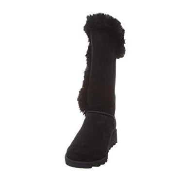 BEARPAW Genevieve Boots - Women's Black Shoe Deals Outlet