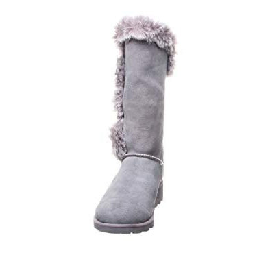 BEARPAW Genevieve Boots - Women's Gray Fog Shoe Deals Outlet