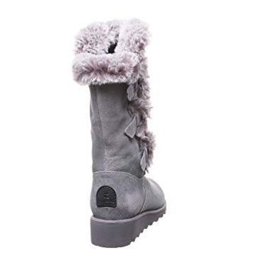 BEARPAW Genevieve Boots - Women's Gray Fog Shoe Deals Outlet