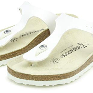 Birkenstock Gizeh Birko - Flor - Unisex White Shoe Deals Outlet