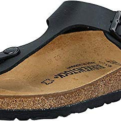 Birkenstock Gizeh Birko - Flor - Unisex Black Shoe Deals Outlet
