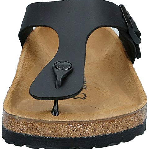 Birkenstock Gizeh Birko - Flor - Unisex Black Shoe Deals Outlet