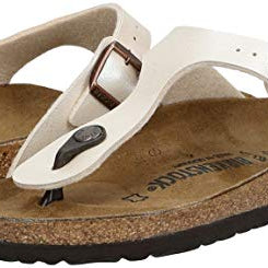 Birkenstock Gizeh Birko - Flor - Unisex Graceful Pearl White Shoe Deals Outlet