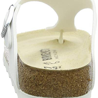 Birkenstock Gizeh Birko - Flor - Unisex White Shoe Deals Outlet