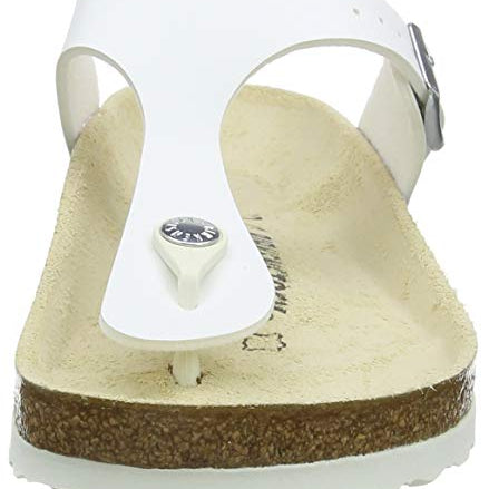 Birkenstock Gizeh Birko - Flor - Unisex White Shoe Deals Outlet