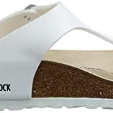 Birkenstock Gizeh Birko - Flor - Unisex White Shoe Deals Outlet