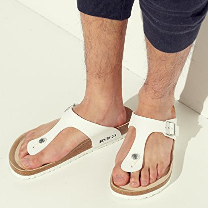 Birkenstock Gizeh Birko - Flor - Unisex White Shoe Deals Outlet