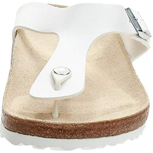 Birkenstock Gizeh Birko - Flor - Unisex White Shoe Deals Outlet