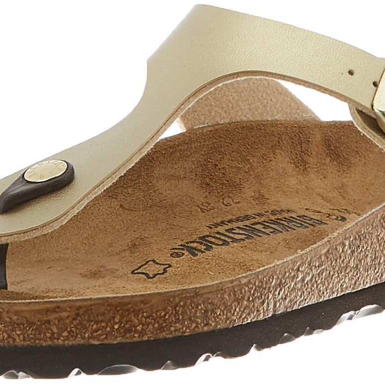 Birkenstock Gizeh Birko - Flor - Unisex Gold Shoe Deals Outlet