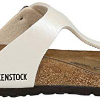 Birkenstock Gizeh Birko - Flor - Unisex Graceful Pearl White Shoe Deals Outlet