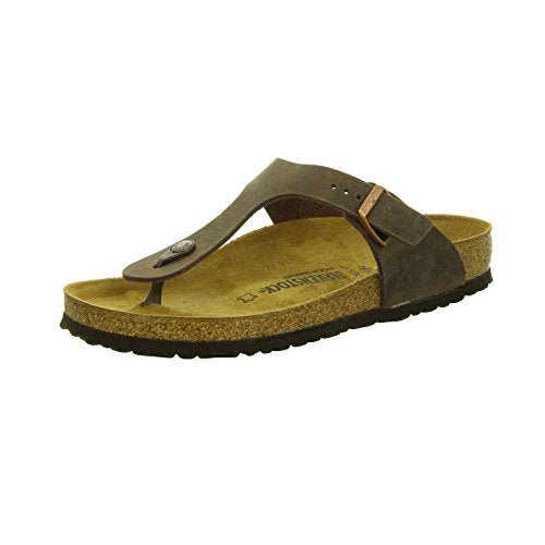 Birkenstock Gizeh Oiled Leather - Unisex Habana Oiled Leather Shoe Deals Outlet