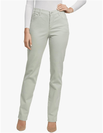 Gloria Vanderbilt Amanda Classic Tapered Jean Desert Sage 6 191594186949 Shoe Deals Outlet