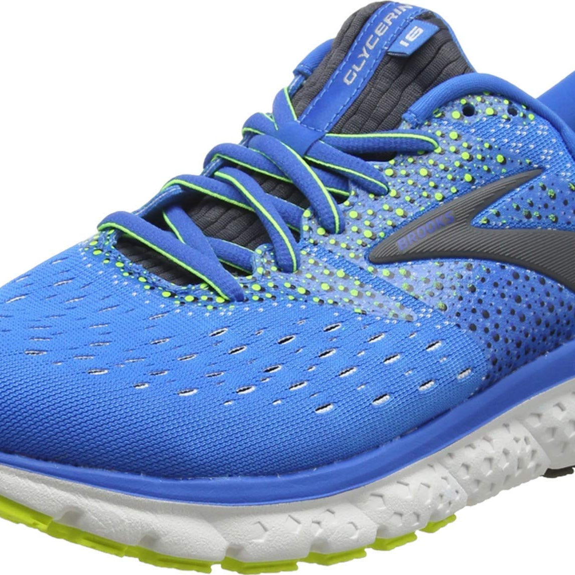 Brooks Glycerin 16 - Men's Blue/Ebony/Nightlife Shoe Deals Outlet