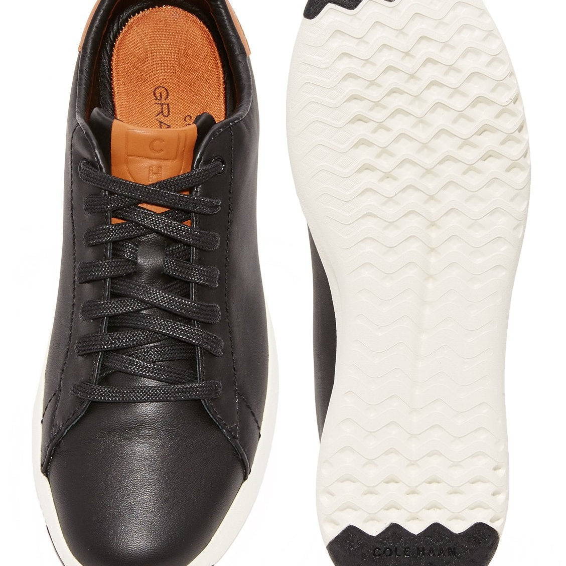 Cole Haan Grandpro Tennis - Men's Black/British Tan Shoe Deals Outlet