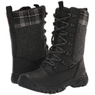 KEEN Greta Tall Winter WP - Women's Black/Black Plaid Shoe Deals Outlet