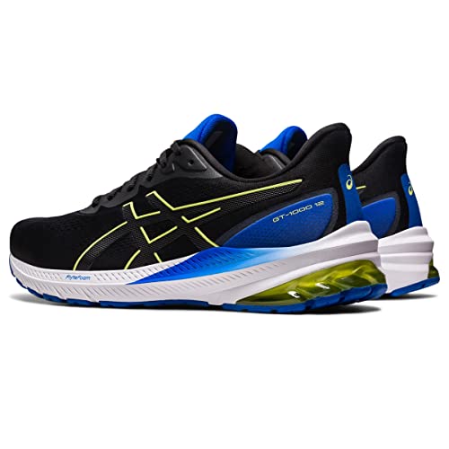 ASICS GT - 1000 12 - Men's Black/Glow Yellow Shoe Deals Outlet