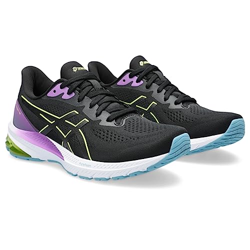 ASICS GT - 1000 12 - Women's Black/Glow Yellow Shoe Deals Outlet