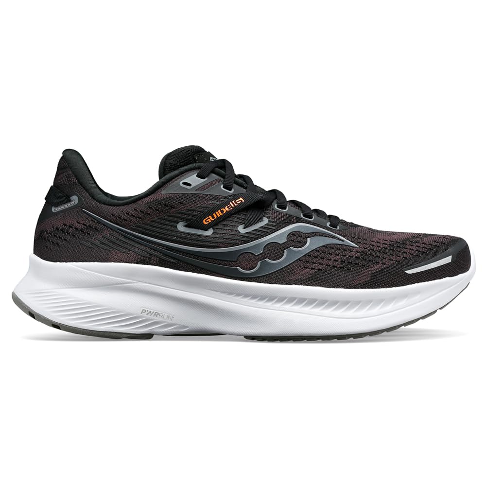 Saucony Guide 16 - Women's Black/White Shoe Deals Outlet