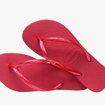 Havaianas Slim Sandal Aloha White EU 43 - 44 | US Women's 13 - 14 M 7893249248790 Shoe Deals Outlet