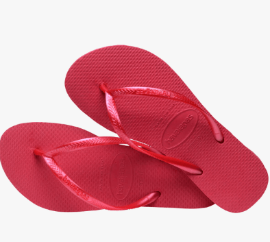 Havaianas Slim Sandal Aloha White EU 43 - 44 | US Women's 13 - 14 M 7893249248790 Shoe Deals Outlet